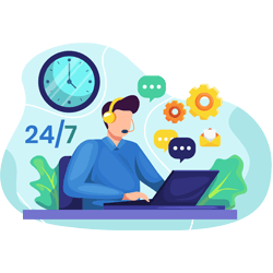 24x7 support & monitoring 24x7 support & monitoring